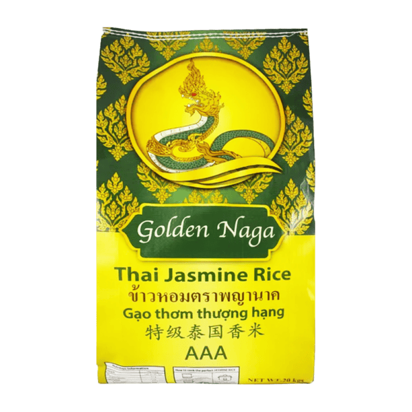 Golden Naga - Thai Jasmine Rice 20Kg