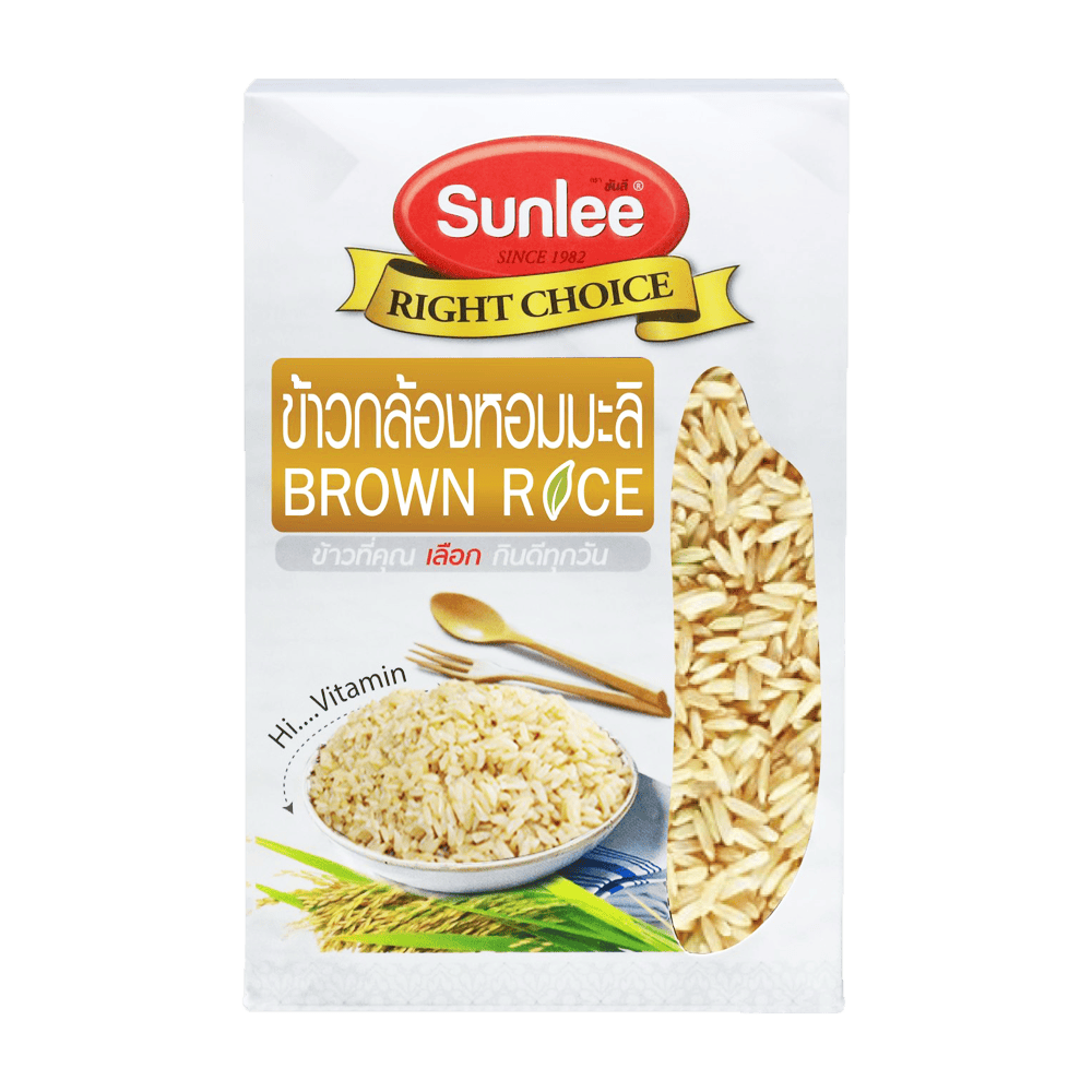 Sunlee Brown Jasmine Rice 16x1Kg Sunlee Europe