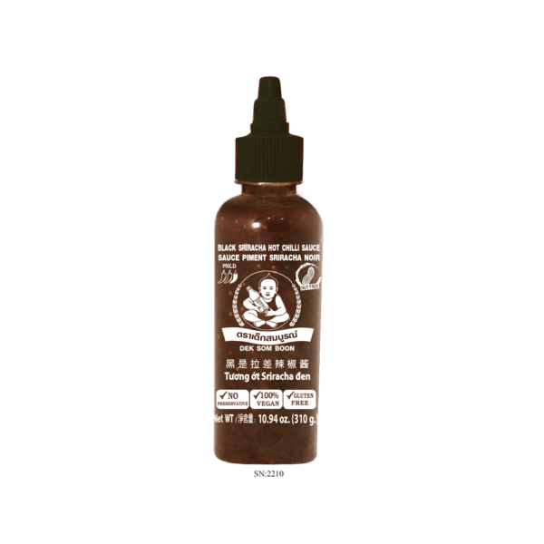 Healthy Boy - Black Sriracha Hot Chilli Sauce 12x280g