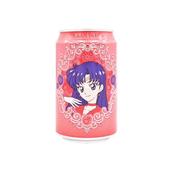 Ocean Bomb - Sailor Moon Soda Drink Strawberry 24x330ml