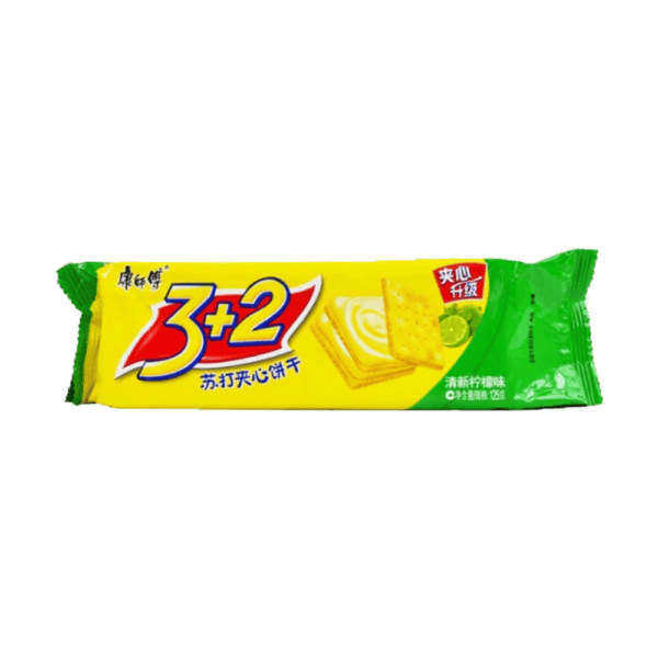 Mr.Kon's - 3+2 Sandwich Biscults Lemon 24x125g