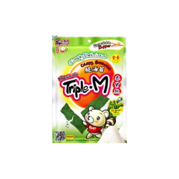 Triple-M - Fried Seaweed Sheet Original 24x35g