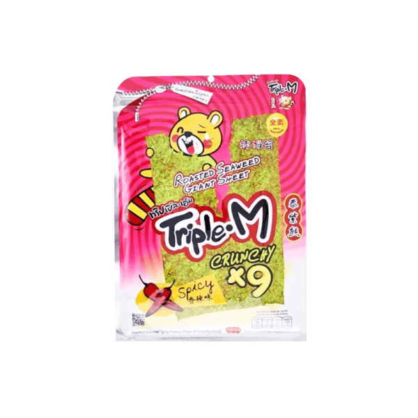 Triple-M - Roasted Seaweed Sheet Spicy 36x45g