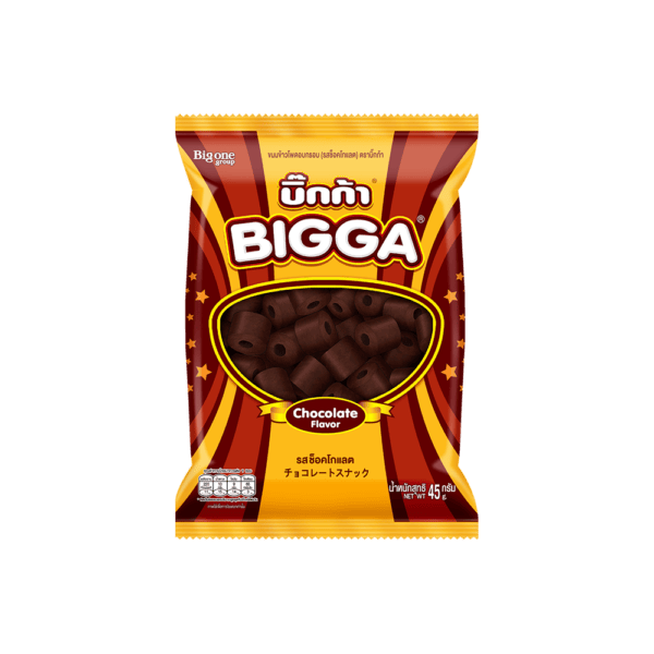 Bigga - Corn Snack Chocolate 6x45g
