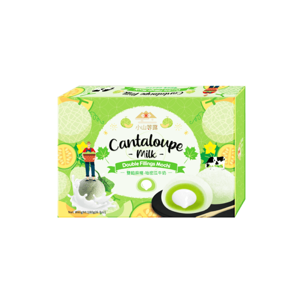 Hill-Souvenir - Mochi Double Filling Melon Cream 24x180g
