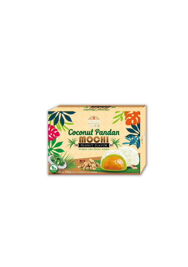 Hill-Souvenir - Peanut Coconut Pandan Mochi 24x180g